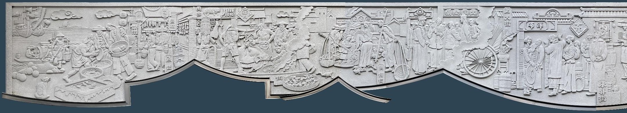 Old Street Market a Hundred Years Ago public art project