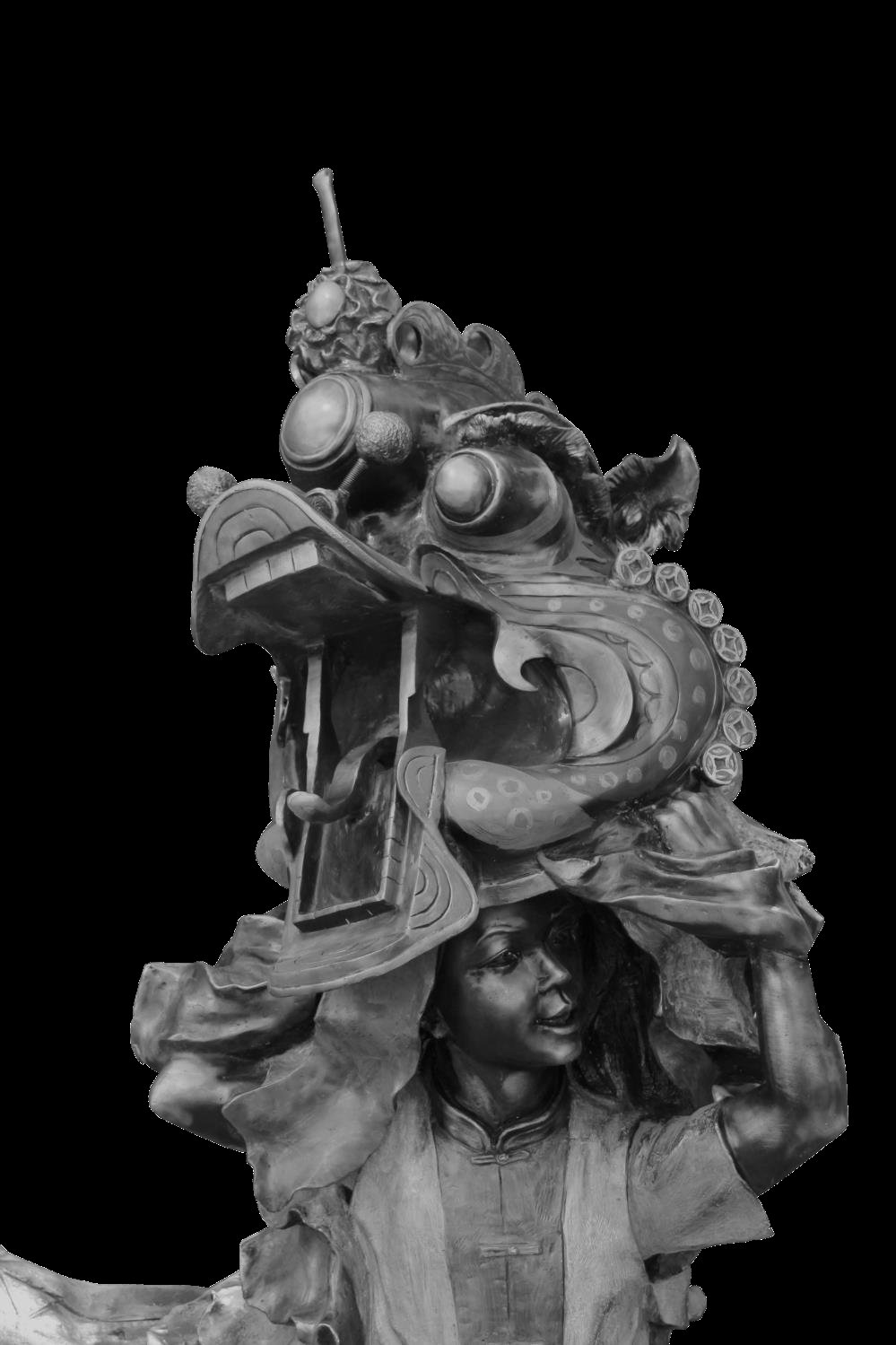 Situational Sculpture – Qilin Dance